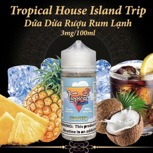 Tropical dứa dừa rượu rum lạnh 100ml 3ni